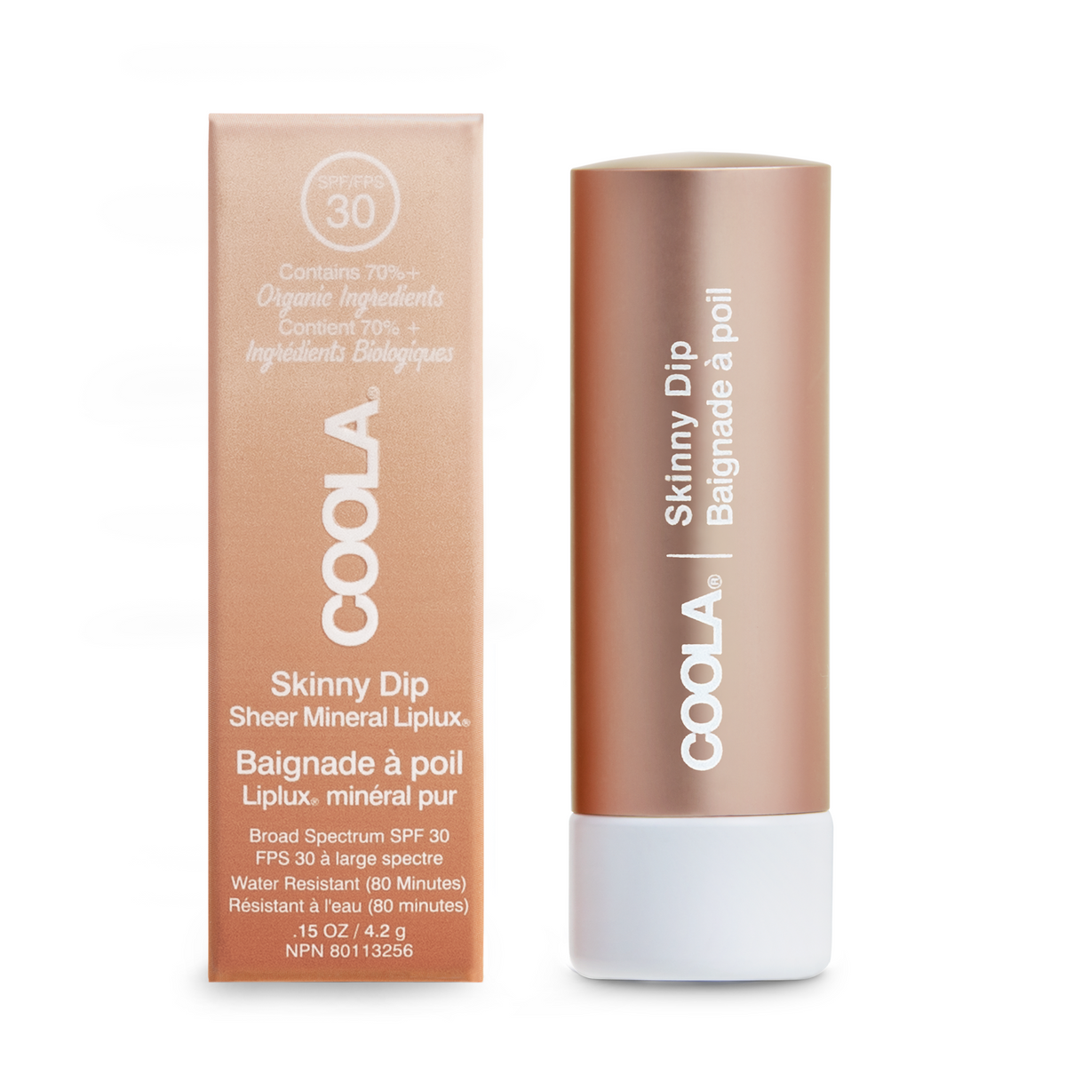 Mineral Liplux® Organic Tinted Lip Balm Sunscreen SPF 30